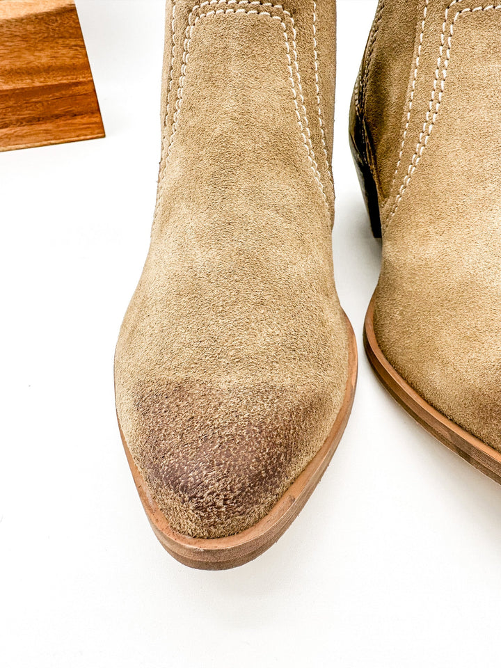 Smithy Suede Ankle Boot in Tan