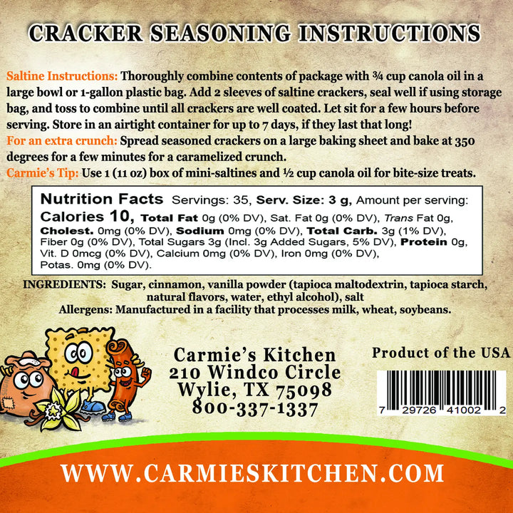 Snickerdoodle Cracker Seasoning