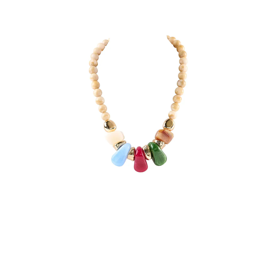 Multicolored Statement Necklace
