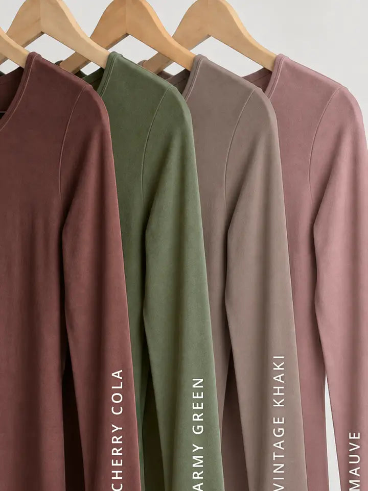 Curated Pack-Reversible Long Sleeve Top-Regular Fit-3 Color Options