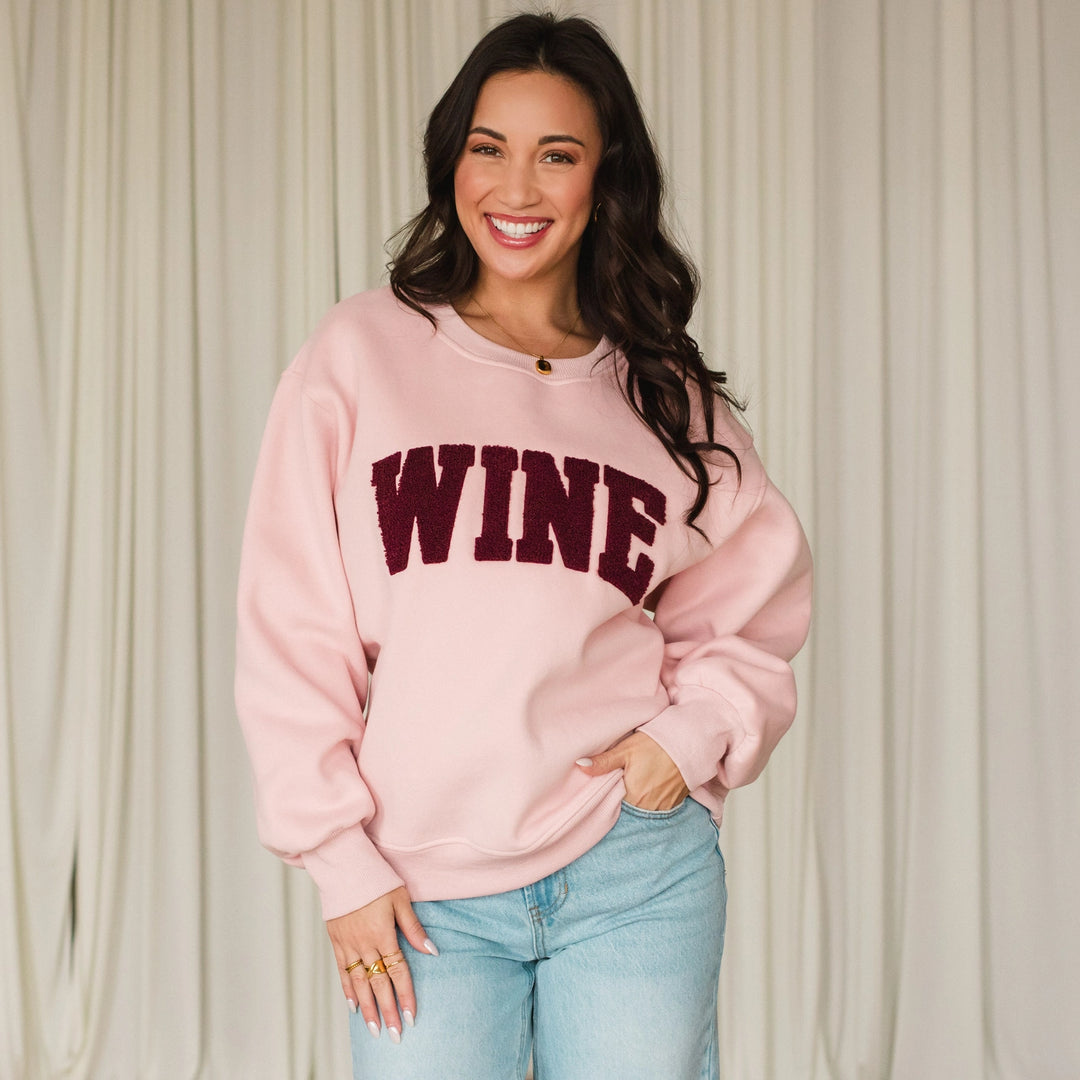 Oversize Sweatshirt-Blush