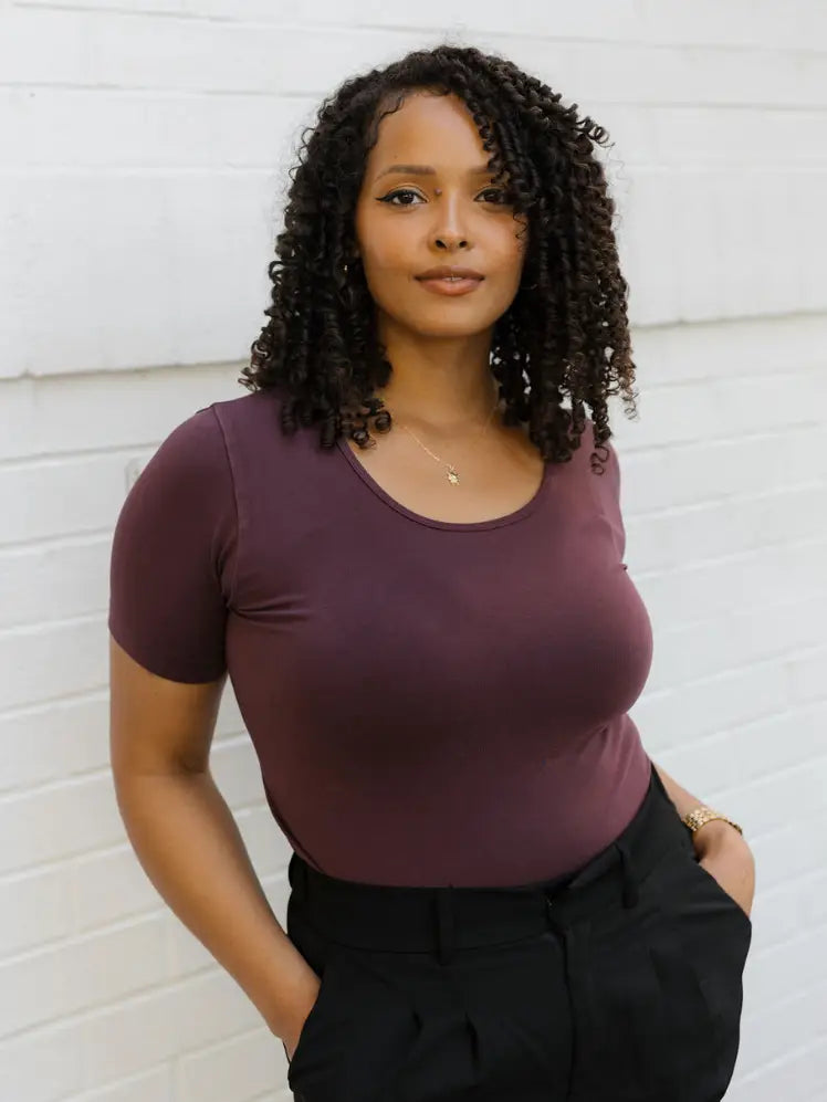 Reversible Short Sleeve Top-Regular Fit