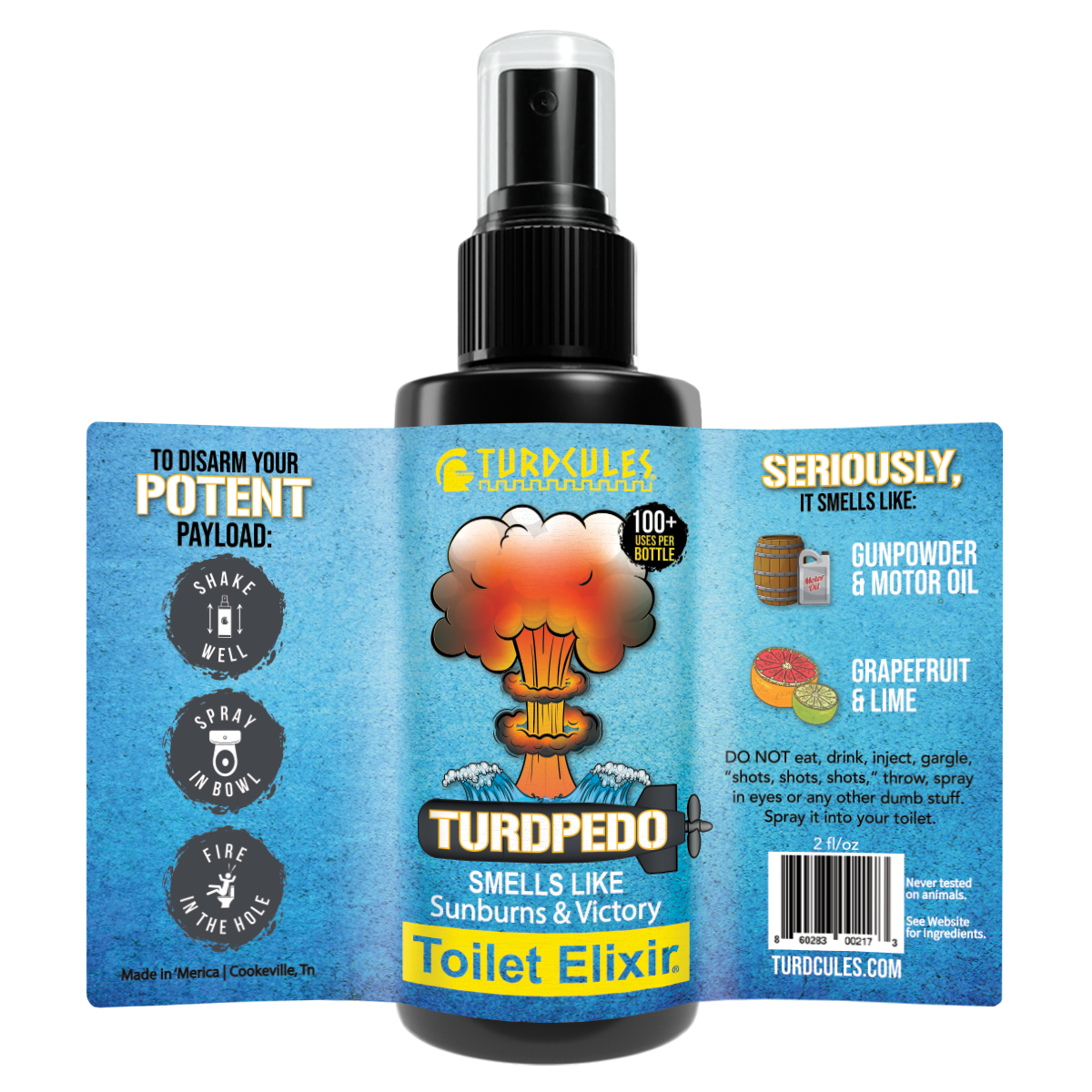 Turdpedo Toilet Elixir (Toilet Spray)