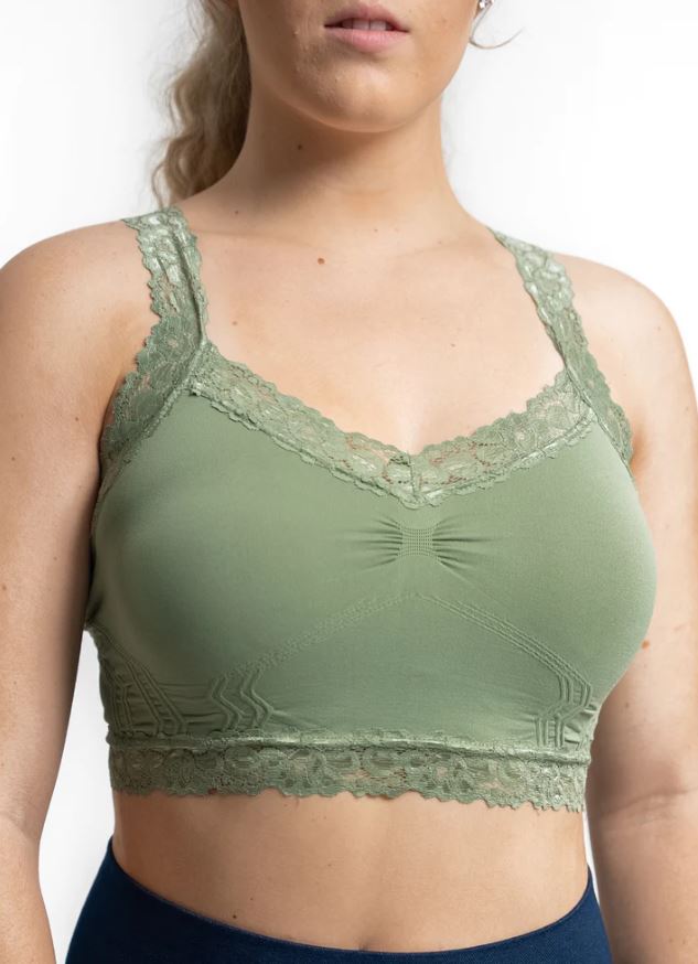 Elietian Pre-Order: Lace Bralette - 26 Color Options - Missy and Curvy - Final Sale